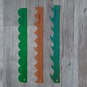 Creative Memories Borderlines Rulers